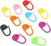 Pack of 50pcs Small Size Random Color Lock Reusable Plastic Ring Markers for Knitting 50pcs Knitting Crochet Locking Stitch Markers Dexterous and Professional