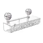 Storage Rack Damage-free Wall Solution Suction Cup Bathroom Caddy Shelf