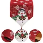 Table Mat Fine Texture Fine Workmanship Christmas Protective Tablecloth Portable