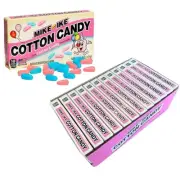 Case of 12 Mike and Ike Cotton Candy Chewy Candy 4.25 OZ Box X NIB Boxes Pastel
