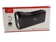 Solar Bluetooth Speaker Flashlight FM Radio Blue Portable New J-ipok