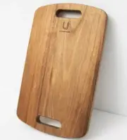 UNCOMMON JAMES Acacia Wood Cheeseboard Charcuterie Board (15x9in.) NEW In Box!!
