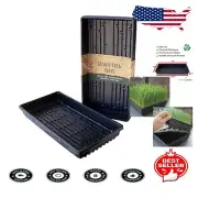 Durable Plastic Growing Trays - 10" x 20" - Perfect for Microgreens & Wheatgrass