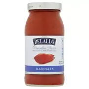 DeLallo Pomodoro Fresco Marinara Pasta Sauce, 25.25 oz Jar x 6 PACK