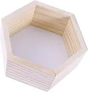 RORPOIR Modern Honeycomb Design Shelves White Wall Shelf Boys and Girls Room Decorative Rack