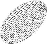 LIFKOME Round Grill Mesh for BBQ for Camping and Picnic Cooking Rack for Meat Fish Vegetables and More and Easy to Clean Grill Net