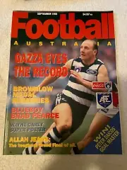 Football Australia Magazine September 1995 - Geelong, Gary Ablett, Carey poster.