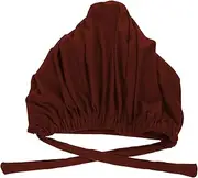 [TOGEVAL] Hood White Hijab Headband Scarf for Women Hat Bonnet for Curly Hair Scarves Brim Caps Non Under Cap Hijab Headwear Wrap Knotted Turban Women Turban Cap Women Turbans Milk Silk Pink