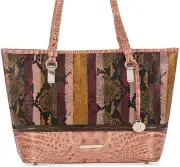 ❤️ NWT BRAHMIN MEDIUM ASHER MULTI MIRAMAR LEATHER TOTE ❤️