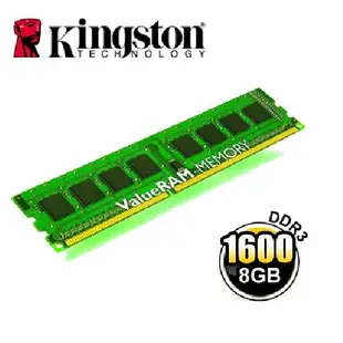 Kingston 金士頓 8GB 8G DDR3 1600 桌上型記憶體(KVR16N11/8)