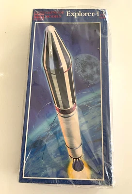 Glencoe Explorer 1 Rocket Model Kit 05901 - Sealed Box dated 1991 - 1:48 Scale