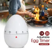 Adjustable Egg Timer 5.6x7.5CM for Kitchen Cooking Countdown