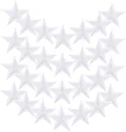 SEWACC 50pcs Embroidered Star Iron Patches for Clothes Bags and Accessories Durable for Decoration and Repair Effortless Application with Iron Sewing