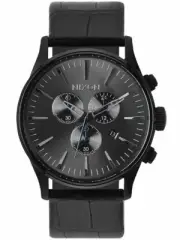 Nixon Sentry Chronograph Watch - Black Leather - A405-1886 / A405-1886-00