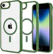 GROZHJAL iPhone SE 2022/2020/8/7 Case - Magsafe Compatible, 16 FT Shockproof, Military Drop Protection - Green