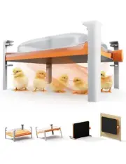 Smart Chicken Coop Heater 200 Watts Chick Brooder Heating Plate Built-in Adap...