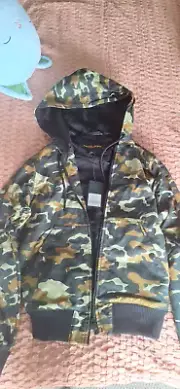 Driza bone hoded jacket Camo. XS