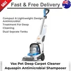 Vax Pet Deep Carpet Cleaner Washer Aquaspin Antimicrobial Carpet Shampooer - AU