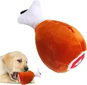 Chicken Leg Pet Toy - Lovely Dog Plush Toy,Stuffing Plush Dog Soft Squeak Toys, Tough Dog Toys for Aggressive Chewers Large