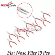 10 Pcs Flat Nose Pliers 5" Leaf Spring Wire Wrapping Beading Jewelry Making