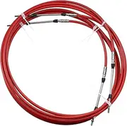 2pcs 13ft 4 Meter 157 Inch Marine Type 3300 / 33C Throttle Shift Remote Control Box Cable for Yamaha Outboard Engine Boat Motor Steering System Red Car Parts Stylish Design