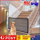 Folding Dog Fence Pet Safety Gate Stair Mesh Enclosure Net Portable Dog Fences A