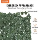 Artificial Ivy Privacy Fence 39x98in Green Wall Screen Faux Hedge for Garden