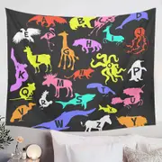 Children Alphabet Animal Names Tapestry