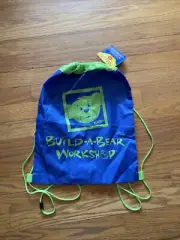 Build A Bear BAB Drawstring Bag Backpack Cinch