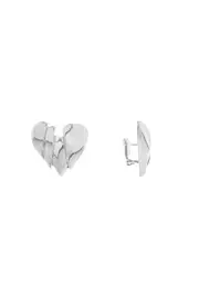 [AMINA MUADDI] Heartbreaker Earrings OS Silver