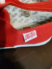 Vintage Pepsi Cola Tennis Athletic Shoes Women's Size 5" Red w/ Logo Brand New
