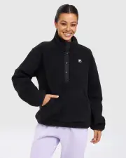 Women's Violet Fleece Pullover - MOONLESS NIGHT - MOONLESS NIGHT