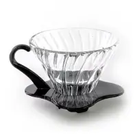 在飛比找博客來優惠-HARIO V60黑色01玻璃濾杯