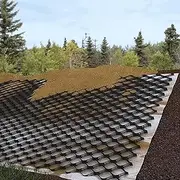 Heavy Duty Ground Grid for Pea Gravel, 2 Inch High Soil Stabilizer Mud Control Grids for Driveway Pathway Parking,Ground Grid for Retaining Walls(6x10 m/20x33 ft)