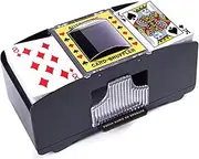 Rareidel Automatic Card Shuffler, Battery Operated Card Dealer Machine, Electric Casino Card Shuffler for UNO, Blackjack, Texas Hold'em, Home Card Games