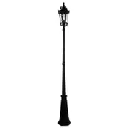 Oriel Lighting Albion Outdoor Post Light Black
