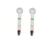 LABO Floating Aquarium Thermometer – Glass - Mercury Free – Safe for