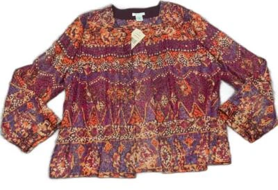New Laura Ashley Large lightweight Summer Safari open jacket Gold Pink cardigan