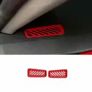 For Toyota RAV4 2019-2023 2024 Glossy Red ABS Dash L&R AC Air Outlet Vent Cover