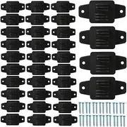 50PCS Electric Fence Wooden Post Claw Insulator, Granmagazz Electric Wire Fence Insulators Electric,Nail on Insulator for High Voltage Pasture Fence, Easy Install Easy to Use