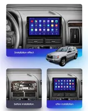 Car Dealz 10.2" Android 8.1 For Jeep Grand Cherokee II WJ 1998 - 2004 GPS Bluetooth Car Player Navigation Radio Stereo DVD Head Unit In Dash Plus OEM Fascia