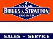 Briggs & Stratton Engines Sales & Svc. NEW METAL SIGN: 9 x 12" and Free Shipping