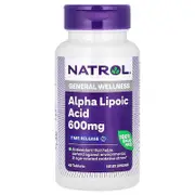 Natrol, Alpha Lipoic Acid, Time Release, 600 mg, 45 Tablets