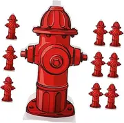 SEWOART Fire Hydrant Sticker 10pcs Pet Urine Post Dog Potty Training Tool Puppy Training Aid Pee Pad Guide for Indoor Outdoor Use