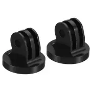 2Pcs Aluminum Tripod Mount Adapter, Camera Tripod Conversion Adapter, Black