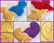 Dinosaur Cute Cookie Cutter Set Velociraptor Baking Supplies Ceramics Pottery