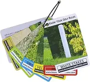 Rule Tags for Your Golf Bag - Golf's Most Common Rules Made Easy | Must-Have Golf Bag Accessories for Men, Women & Junior Golf | Golf Rules Quick Reference 2025 | Perfect Golf Gift