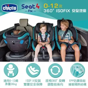 Chicco Seat 4 Fix Isofix安全汽座Air版(印墨藍)+電動安撫搖搖椅13900元(聊聊優惠)