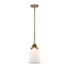 Innovations Canton 1 Light 6" Mini Pendant, BB/Frosted - 288-1S-BB-G181