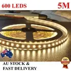 12V 5M 2835 SMD 600 Leds Warm White LED Strip Lights Car Boat Caravan Cabinet